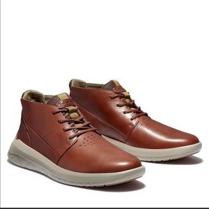 NIB Timberland Men's Bradstreet Ultra Chukka Leather Ankle Boots Brown 0A2HEZ